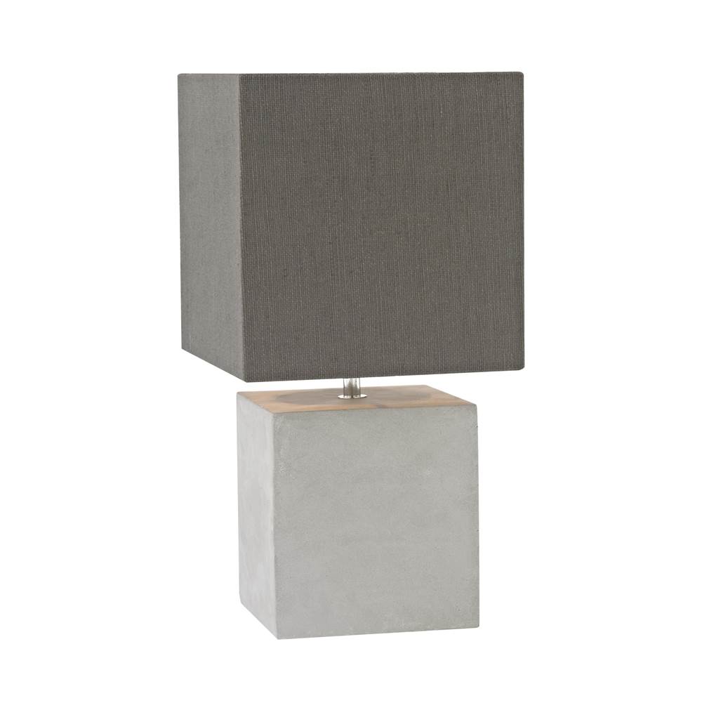 Elk Home Brocke 15'' High 1-Light Table Lamp - Polished Concrete