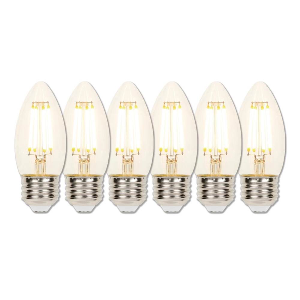 Westinghouse Westinghouse 60-Watt Equivalent Clear B11 Dimmable Filament LED Light Bulb with Medium Base
