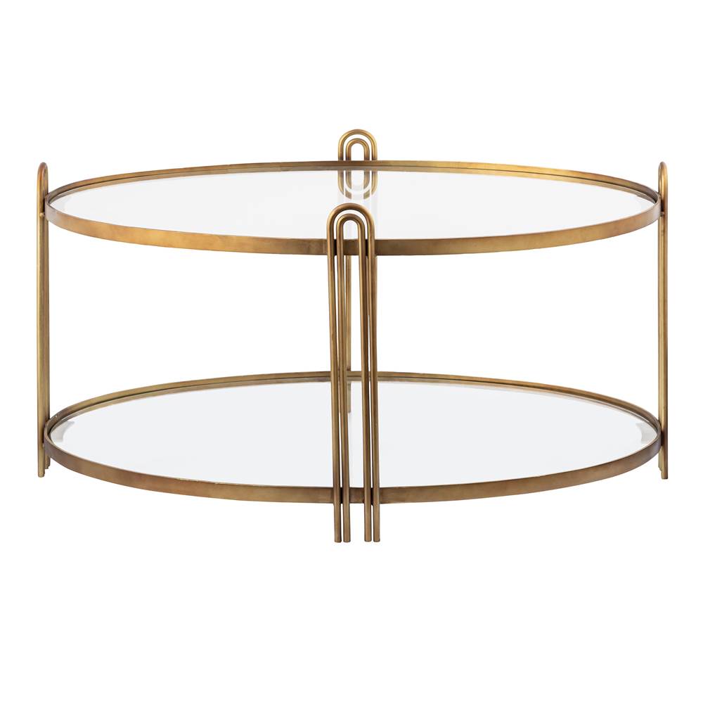 Elk Home Arch Coffee Table - Gold