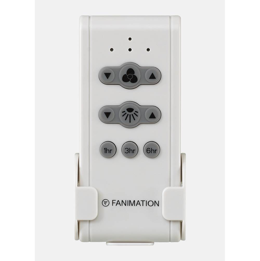 Fanimation Remote with Receiver Non-Reversing - Fan Speed - White