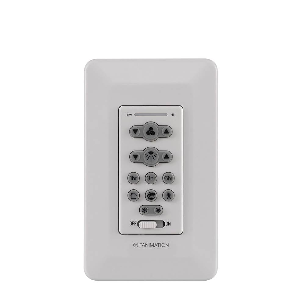 Fanimation 16 Speeds Wall Control Reversing - Fan and Light - WH