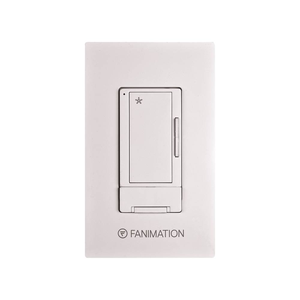 Fanimation Wall Control with Receiver - 3 fan Speeds - White