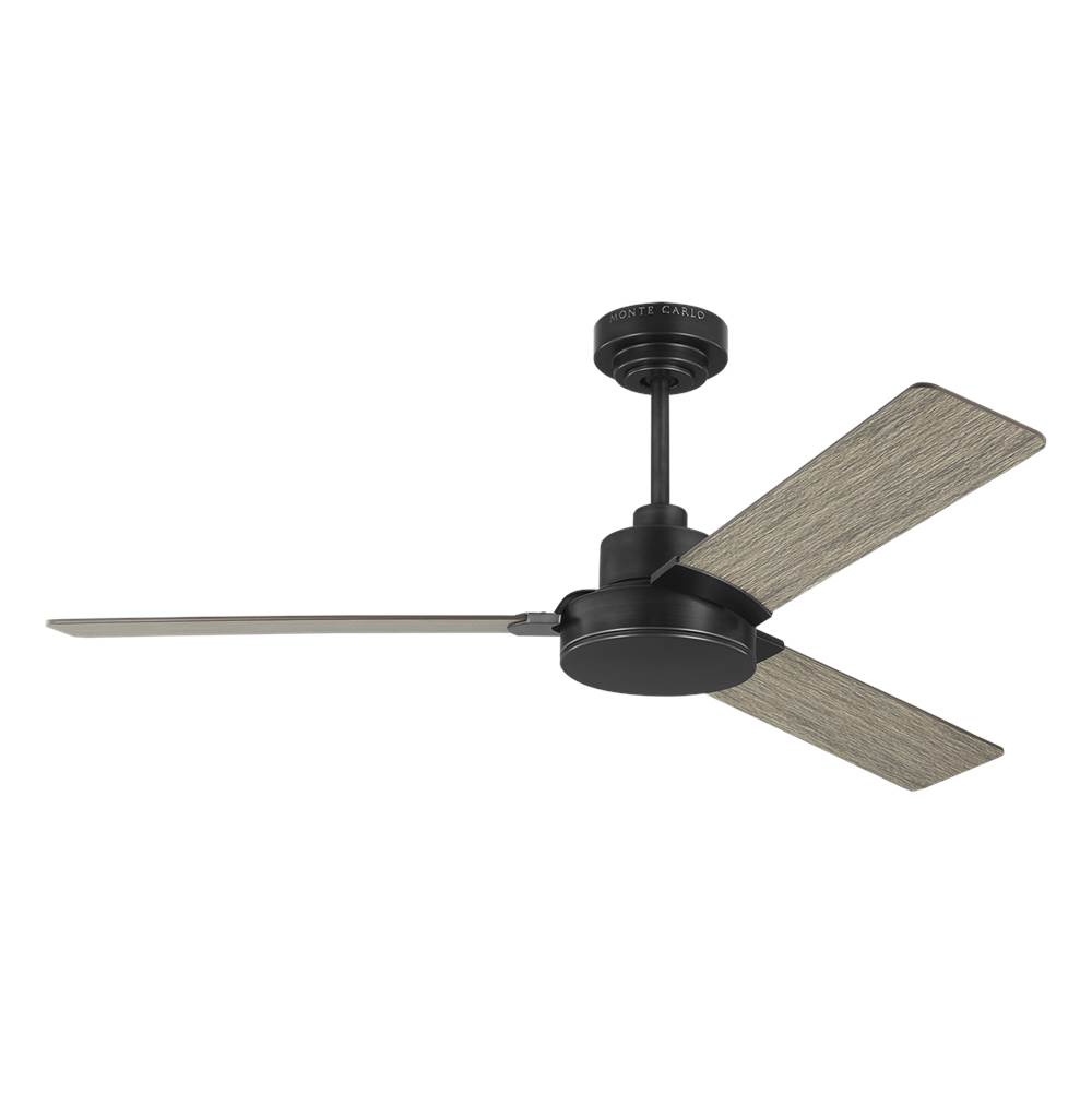 Generation Lighting Jovie 52'' Indoor/Outdoor Aged Pewter Ceiling Fan with Wall Control and Manual Reversible Motor