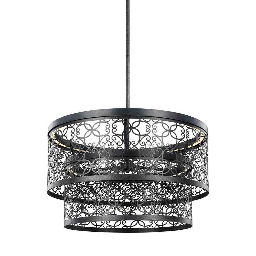 Generation Lighting Arramore 24 Inch Two-Tier Outdoor LED Pendant