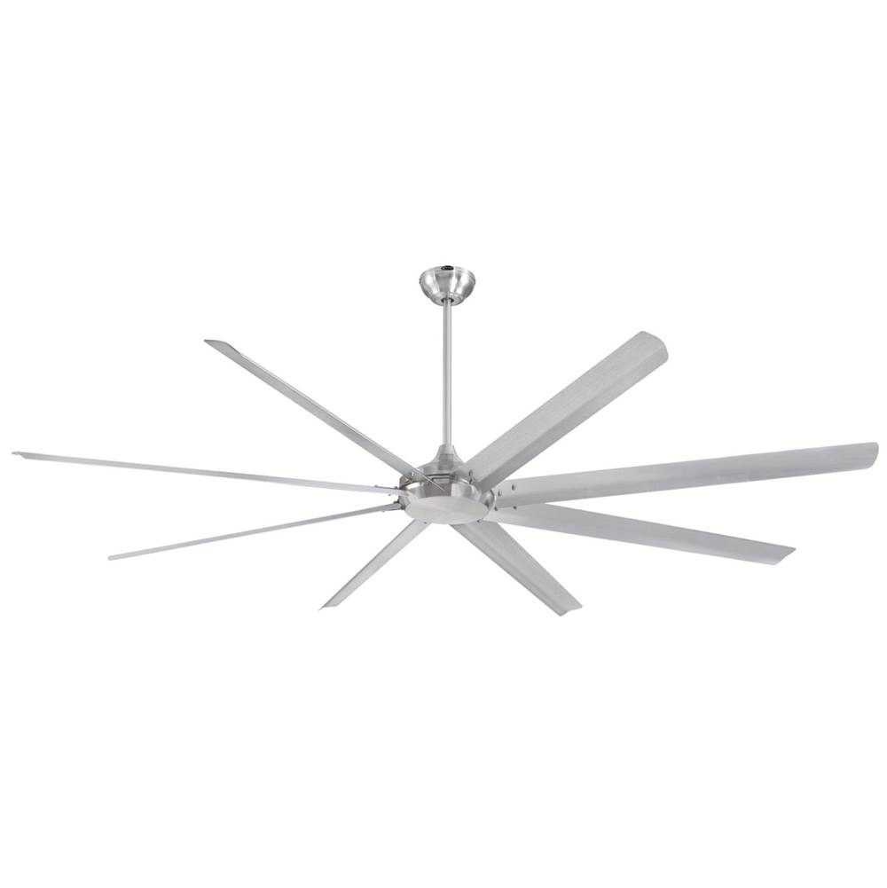 Westinghouse Westinghouse Lighting Widespan 100 Inch Brushed Nickel Indoor Ceiling Fan With Remote Control and DC Motor