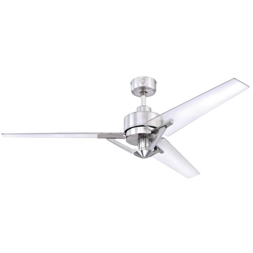 Westinghouse Westinghouse Lighting 54-Inch 3-Blade Julien Indoor Brushed Nickel Ceiling Fan, Remote Control Included