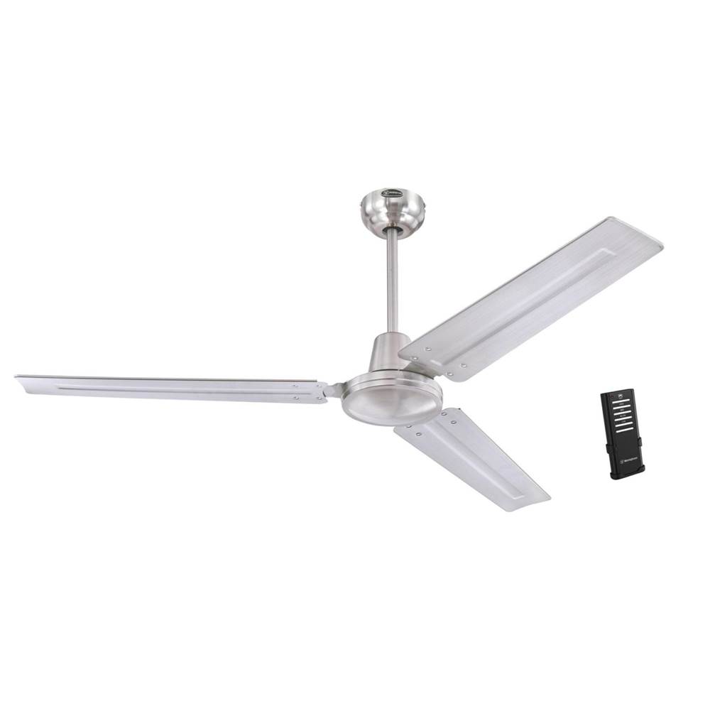 Westinghouse Westinghouse Lighting Jax 56-Inch 3-Blade Brushed Nickel Indoor Ceiling Fan, Remote Control Included