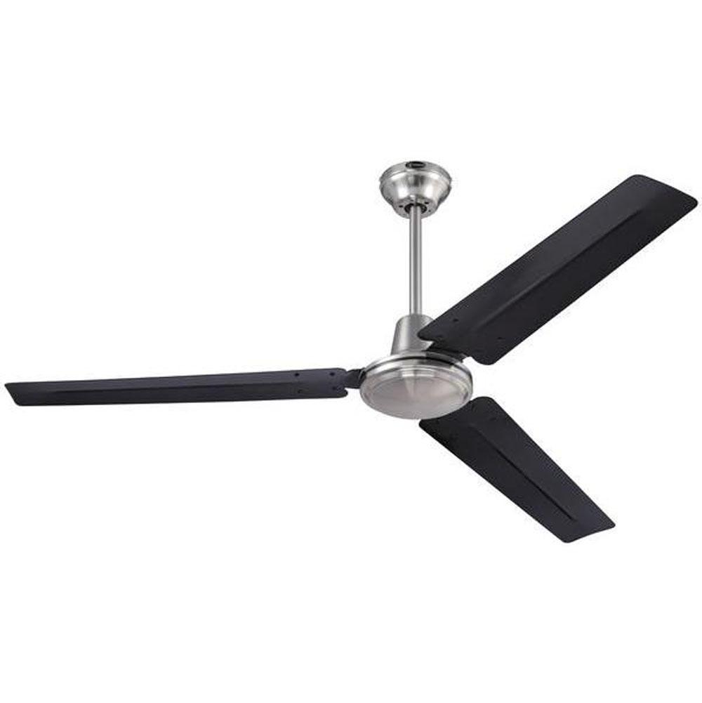 Westinghouse Westinghouse Lighting Jax 56-Inch 3-Blade Brushed Nickel Indoor Ceiling Fan, Wall Control Included